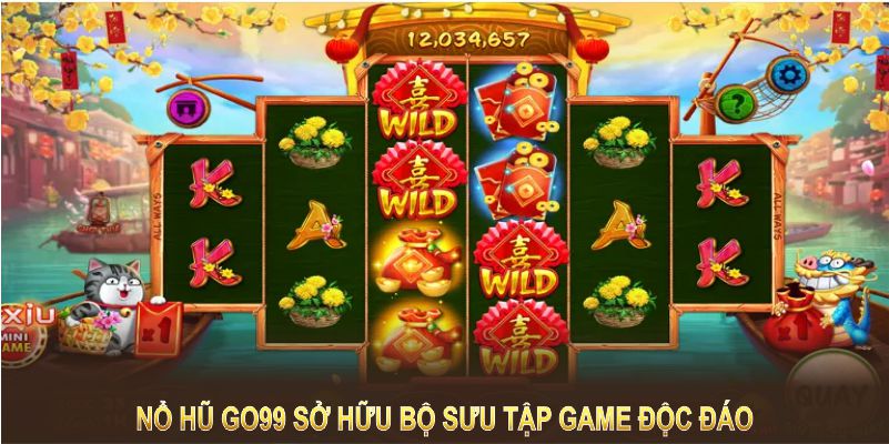 Nổ Hũ Go99 sở hữu bộ sưu tập game độc đáo và hấp dẫn.